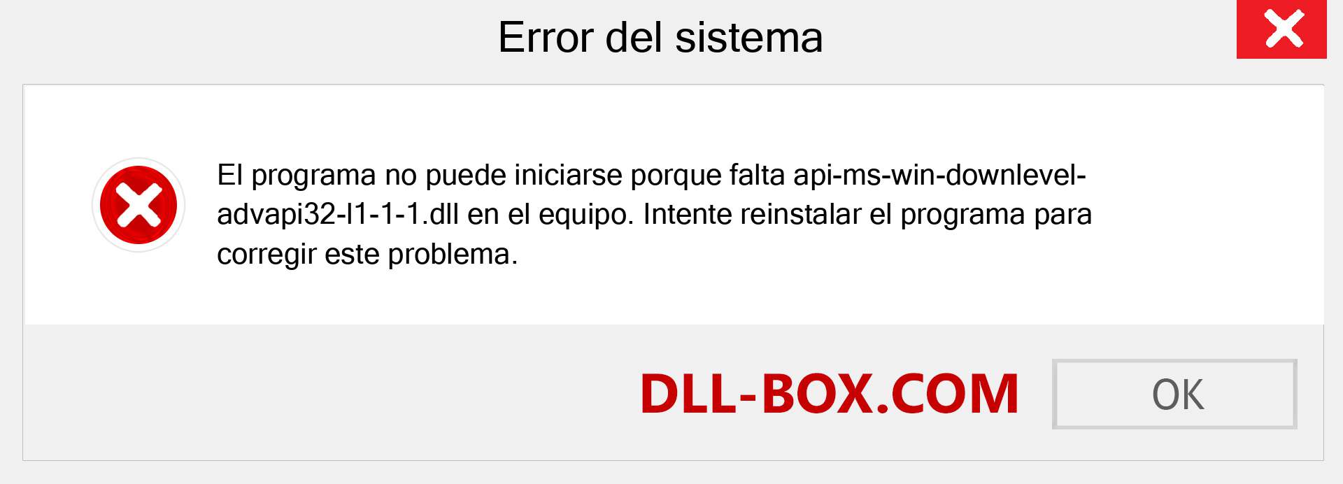 ¿Falta el archivo api-ms-win-downlevel-advapi32-l1-1-1.dll ?. Descargar para Windows 7, 8, 10 - Corregir api-ms-win-downlevel-advapi32-l1-1-1 dll Missing Error en Windows, fotos, imágenes