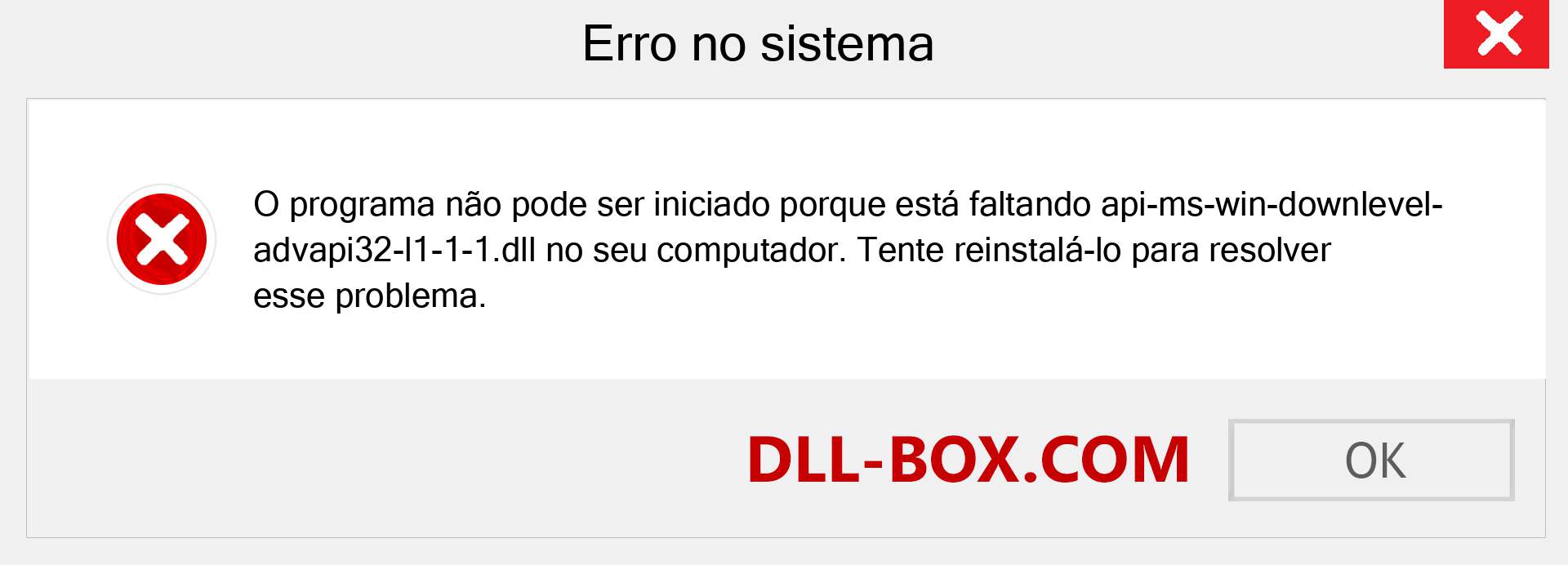 Arquivo api-ms-win-downlevel-advapi32-l1-1-1.dll ausente ?. Download para Windows 7, 8, 10 - Correção de erro ausente api-ms-win-downlevel-advapi32-l1-1-1 dll no Windows, fotos, imagens